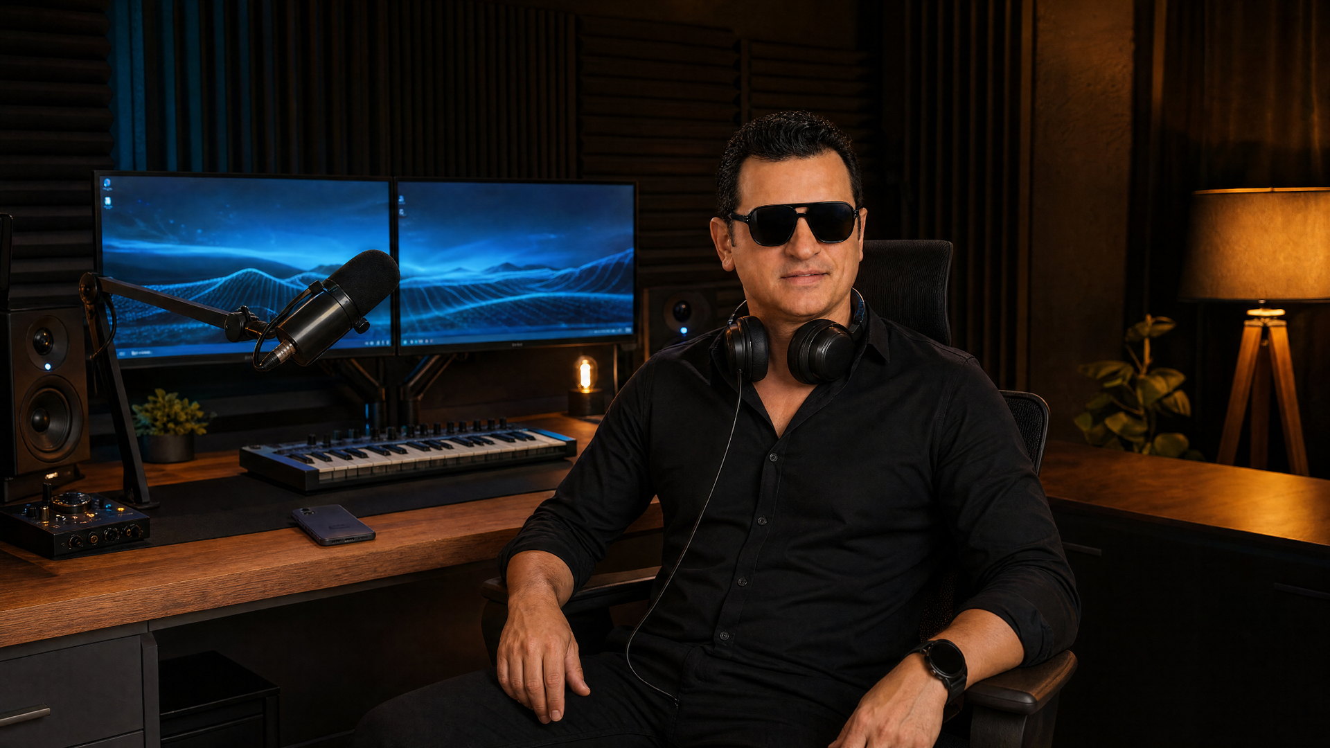 The North One in the studio